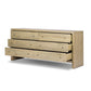 Torrington 6 Drawer Dresser - Sandy Oak Veneer