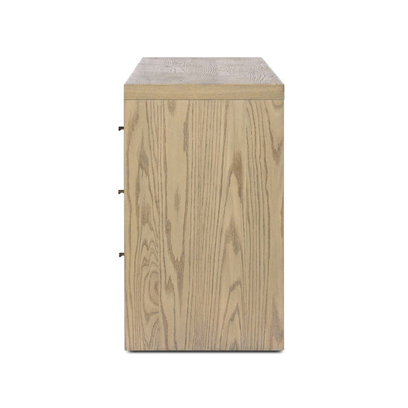 Torrington 6 Drawer Dresser - Sandy Oak Veneer