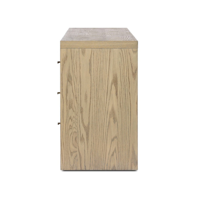 Torrington 6 Drawer Dresser - Sandy Oak Veneer