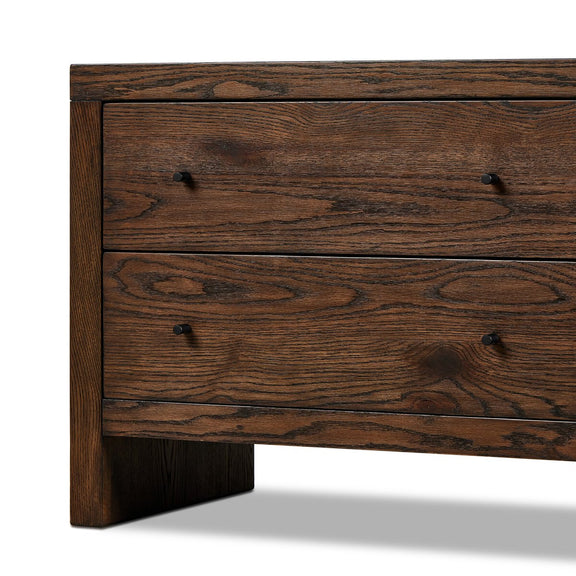 Torrington Charging Nightstand - Umber Oak Veneer