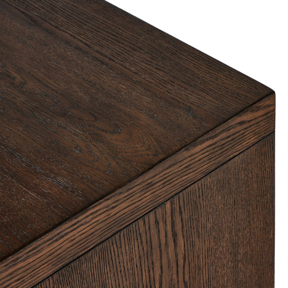 Torrington Charging Nightstand - Umber Oak Veneer