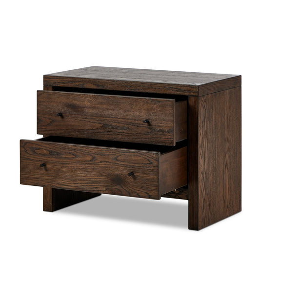 Torrington Charging Nightstand - Umber Oak Veneer