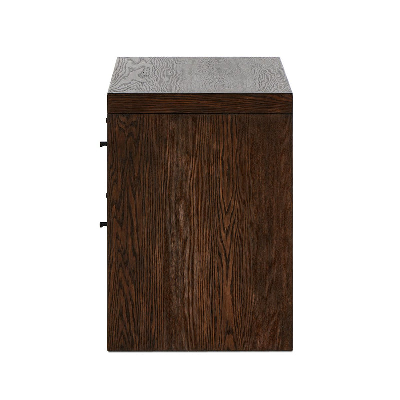 Torrington Charging Nightstand - Umber Oak Veneer