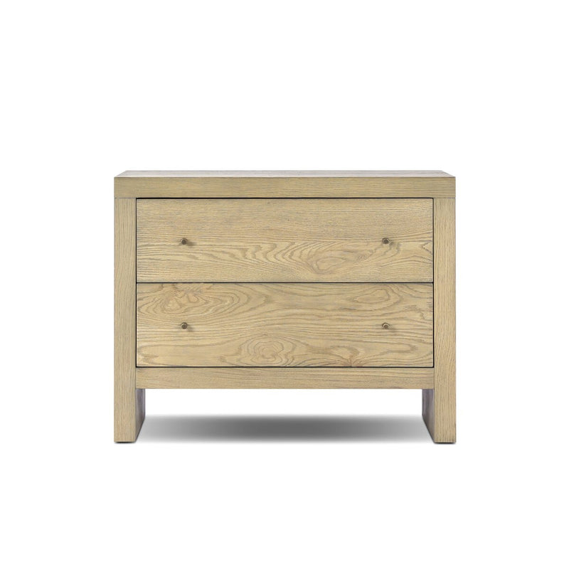 Torrington Charging Nightstand - Sandy Oak Veneer