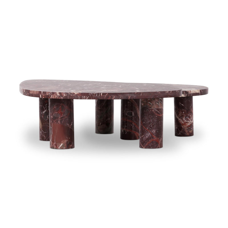 Zion Nesting Coffee Tables - Merlot Marble