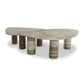 Zion Nesting Coffee Tables - Antique White Marble