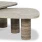 Zion Nesting Coffee Tables - Antique White Marble