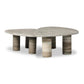 Zion Nesting Coffee Tables - Antique White Marble