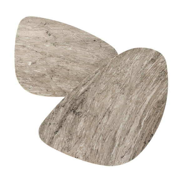 Zion Nesting Coffee Tables - Antique White Marble