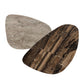 Zion Nesting Coffee Tables - Small Antique White Marble + Large Rocky Brown Marble