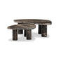 Zion Nesting Coffee Tables - Rocky Brown Marble