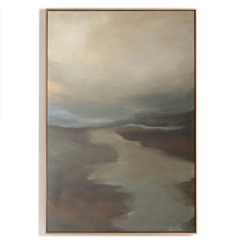 Fog II by Lauren Fuhr - White Oak Floater