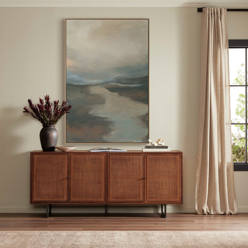 Fog II by Lauren Fuhr - White Oak Floater