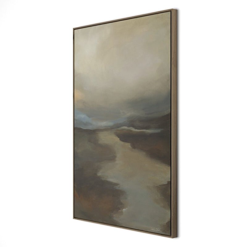 Fog II by Lauren Fuhr - Walnut Floater