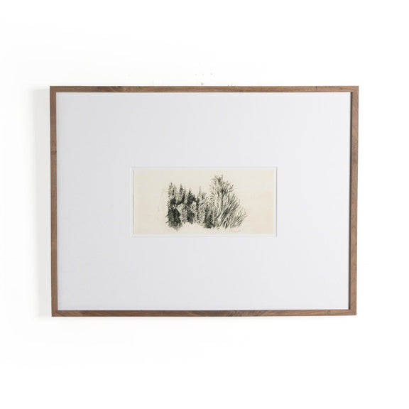 Tree Sketch by Dan Hobday - Rustic Walnut