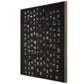 Oculus Black II by Jamie Beckwith - Rustic Walnut Floater