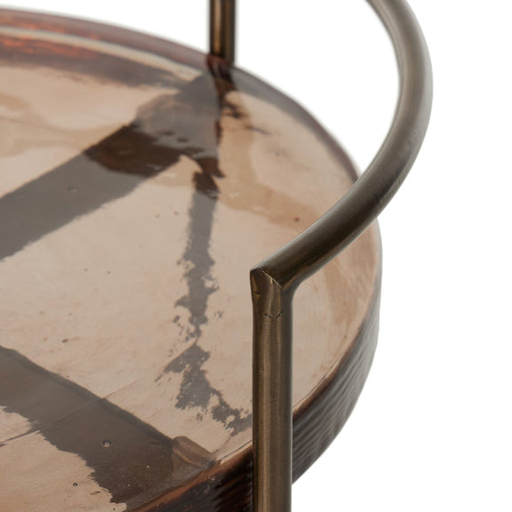 Mira Bar - Smoked Brown Cast Glass