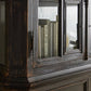 The "You Will Need A Lot Of Hinges" Cabinet - Distressed Burnt Black Veneer