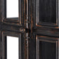 The "You Will Need A Lot Of Hinges" Cabinet - Distressed Burnt Black Veneer