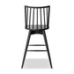 Lewis Swivel Bar + Counter Stool - Black Oak