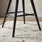 Lewis Swivel Bar + Counter Stool - Black Oak
