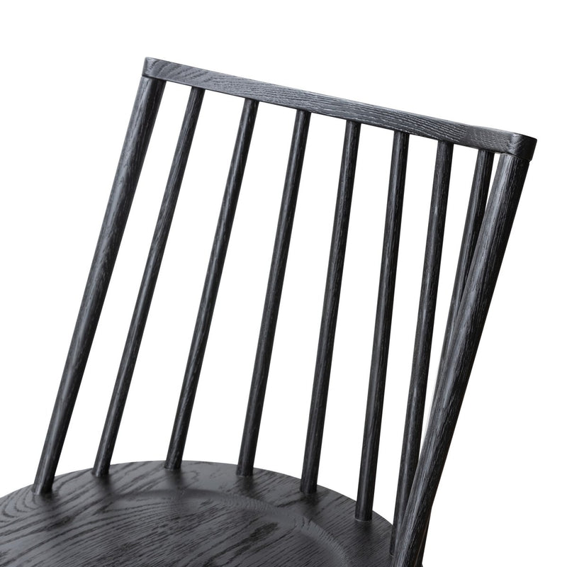Lewis Swivel Bar + Counter Stool - Black Oak