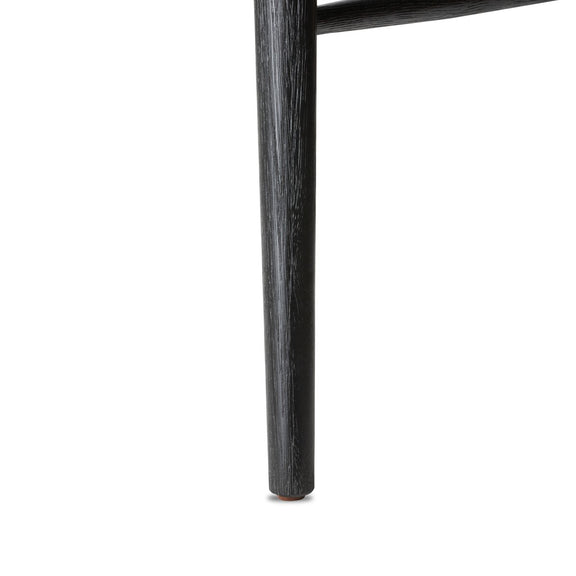 Lewis Swivel Bar + Counter Stool - Black Oak