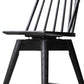 Lewis Swivel Bar + Counter Stool - Black Oak