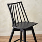 Lewis Swivel Bar + Counter Stool - Black Oak