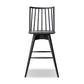 Lewis Swivel Bar + Counter Stool - Black Oak