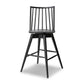 Lewis Swivel Bar + Counter Stool - Black Oak