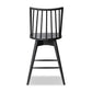 Lewis Swivel Bar + Counter Stool - Black Oak