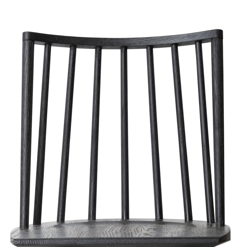 Lewis Swivel Bar + Counter Stool - Black Oak