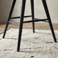 Lewis Swivel Bar + Counter Stool - Black Oak