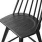 Lewis Swivel Bar + Counter Stool - Black Oak