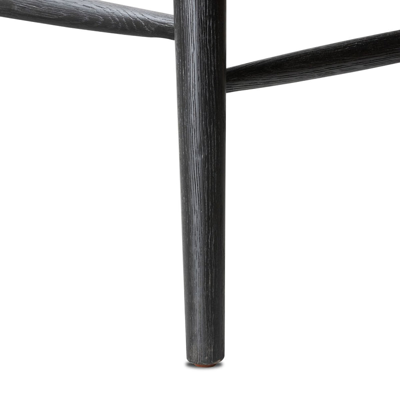 Lewis Swivel Bar + Counter Stool - Black Oak