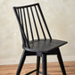 Lewis Swivel Bar + Counter Stool - Black Oak
