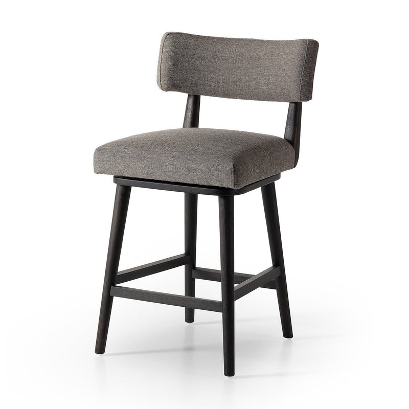 Cardell Swivel Bar + Counter Stool - Alcala Nickel