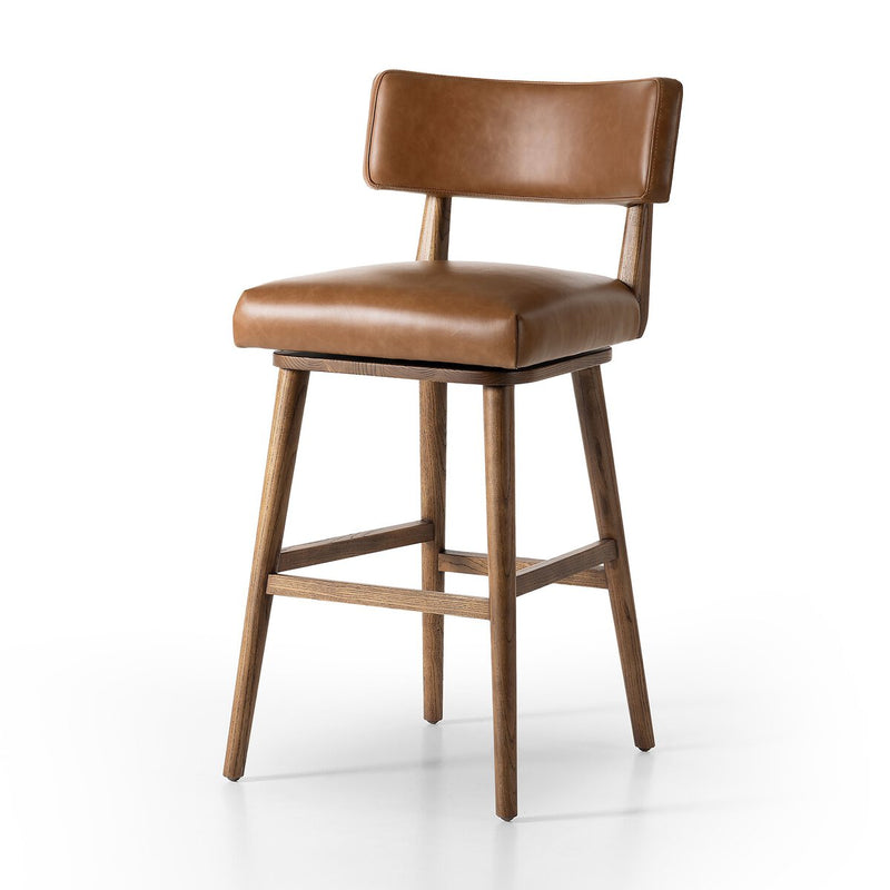 Cardell Swivel Bar + Counter Stool - Sonoma Chestnut