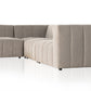 Langham Channeled 5-Piece Sectional - Napa Sandstone