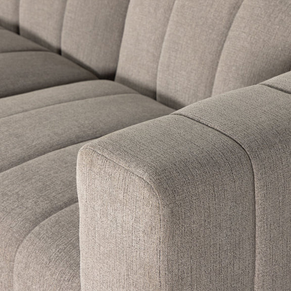 Langham Channeled 5-Piece Sectional - Napa Sandstone