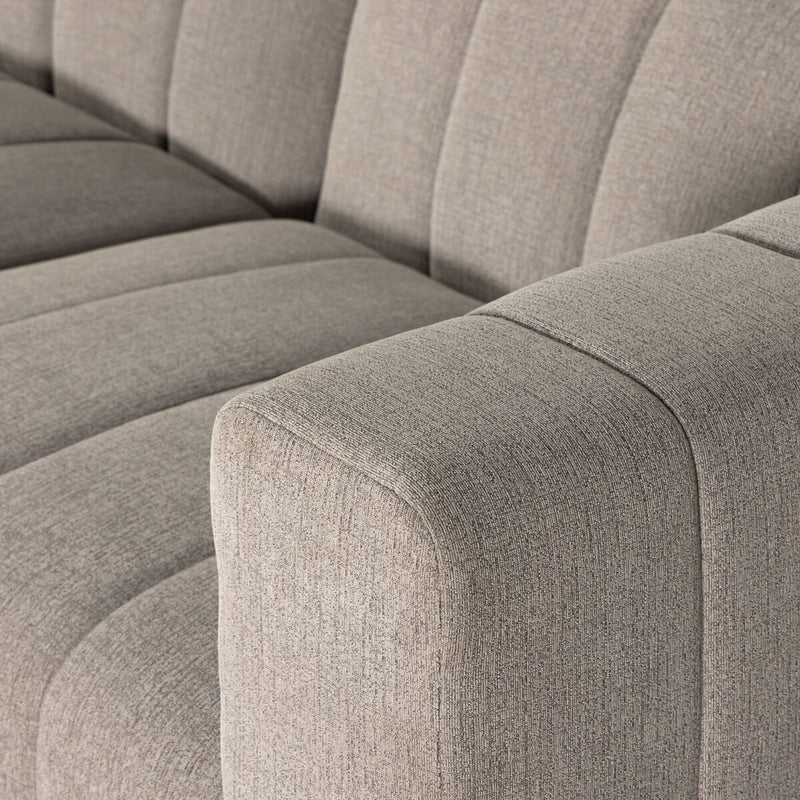 Langham Channeled 5-Piece Sectional - Napa Sandstone