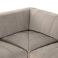 Langham Channeled 5-Piece Sectional - Napa Sandstone