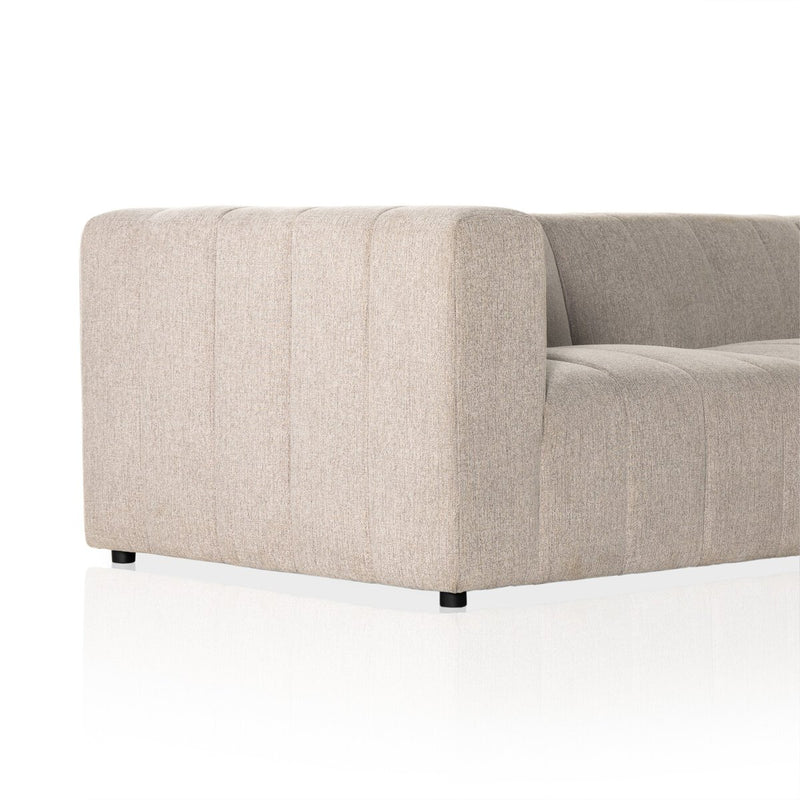 Langham Channeled 5-Piece Sectional - Napa Sandstone