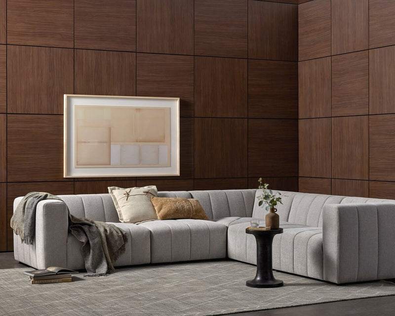 Langham Channeled 5-Piece Sectional - Napa Sandstone
