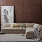 Langham Channeled 5-Piece Sectional - Napa Sandstone