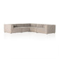 Langham Channeled 5-Piece Sectional - Napa Sandstone