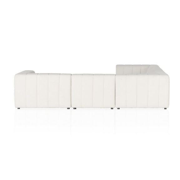 Langham Channeled 5-Piece Sectional - Fayette Cloud