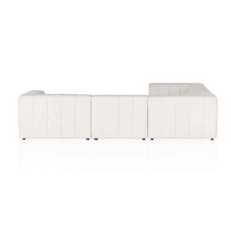Langham Channeled 5-Piece Sectional - Fayette Cloud