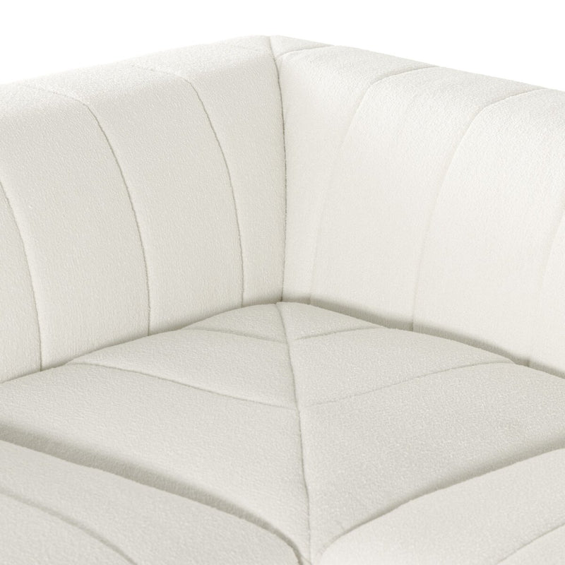 Langham Channeled 5-Piece Sectional - Fayette Cloud